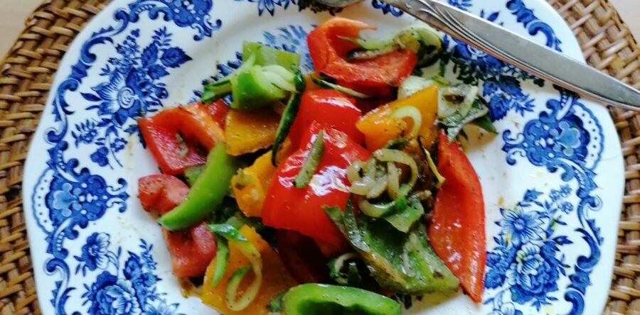 Rezept: 3 x Paprika – grün, gelb, rot